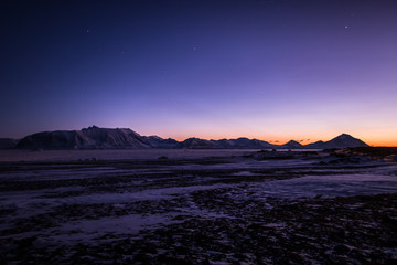 Zmierzch nad południowym Spitsbergenem © blackspeed