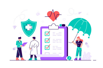 Health insurance concept