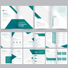 Pages corporate brochure template