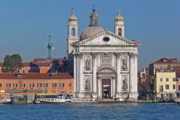 Fototapeta na wymiar Santa Maria del Rosario in Venice Italy