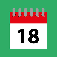 Calender icon design vector