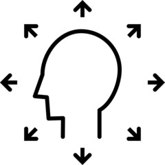 Decision icon, vector illustration