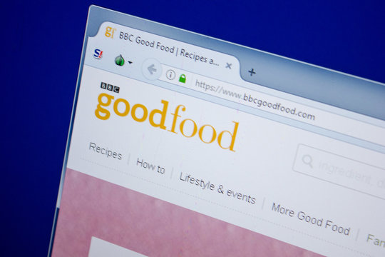 Ryazan, Russia - June 26, 2018: Homepage of BBCGoodFood website on the display of PC. URL - BBCGoodFood.com.