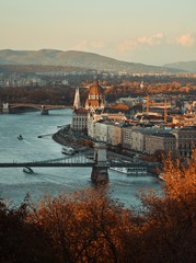 Fototapeta na wymiar view of the Danube
