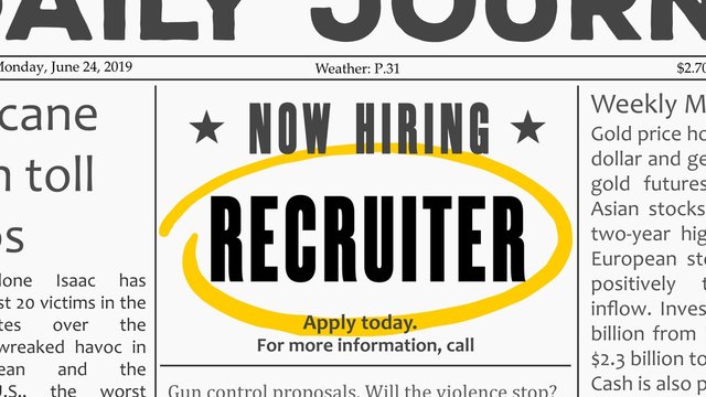 Recruiter job ad