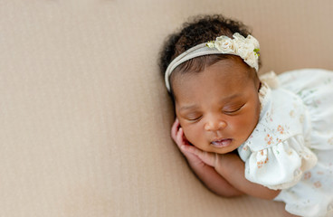 Cute little baby sleeping