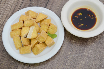 Fried Tofu - healthy food