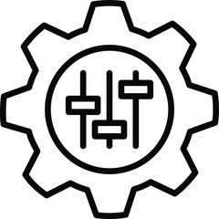 customisation icon, vector illustration