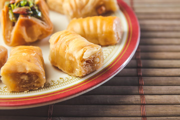 South Indian traditional snacks Finger cashew Baklava sweet