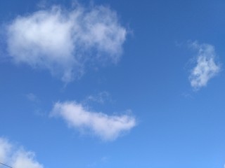 blue sky with clouds