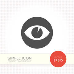 Open eye icon for ui of website or app