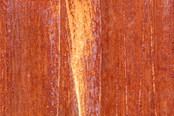 Old Weathered Reddish Rusty Metal Texture