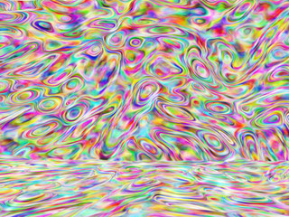 multi-colored peacock background. 3d render