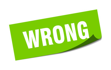 wrong sticker. wrong square sign. wrong. peeler