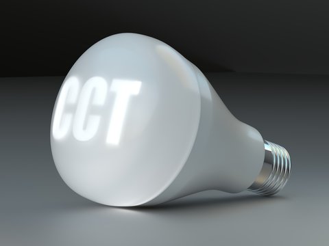 CCT acronym (correlated color temperature)