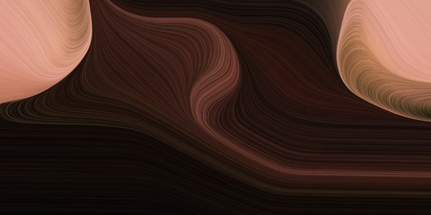 graphic design background with modern soft swirl waves background design with very dark pink, dark salmon and brown color. can be used as card, wallpaper or background texture