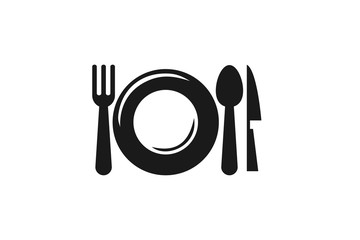 Restaurant icon vector 