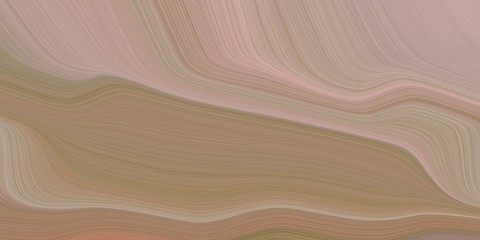 graphic design background with modern curvy waves background illustration with rosy brown, tan and pastel brown color. can be used as card, wallpaper or background texture