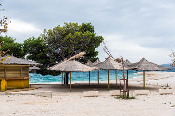 Beautiful Beach Near Makarska, Dalmatia, Croatia