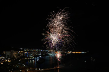 Firework 1.1.2020 - Gran Canaria, Canary Islands, Spain