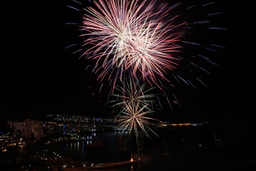 Firework 1.1.2020 - Gran Canaria, Canary Islands, Spain