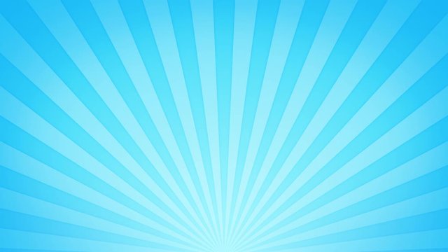 フラットな水色の集中線　ループ