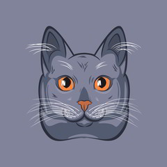Illustration of a Cute Cat.