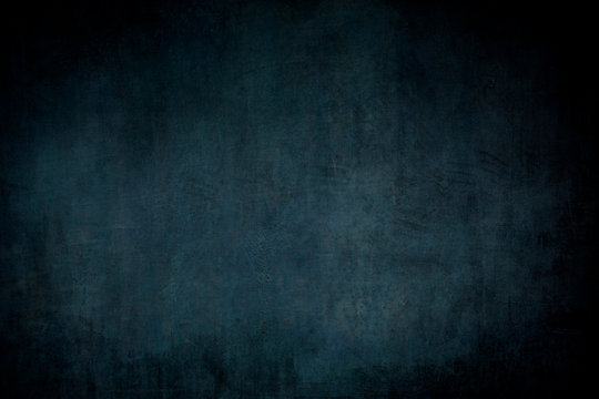 dark grungy blue background or texture