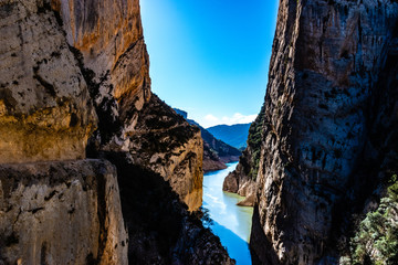 Fototapeta premium the gorge of mont-rebei (spain)