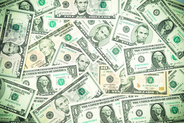 Assorted American banknotes