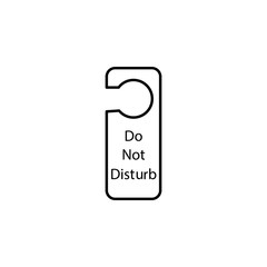 do not disturb line icon. Elements of wedding illustration icons. Signs, symbols can be used for web, logo, mobile app, UI, UX
