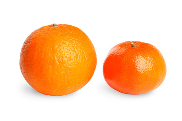 Orange and mandarin