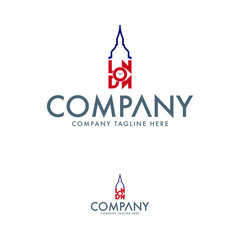 Logo. Creative London logo desing. 