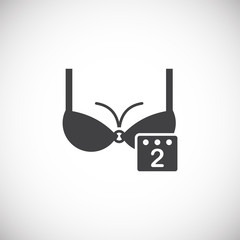 Reproduction related icon on background for graphic and web design. Creative illustration concept symbol for web or mobile app