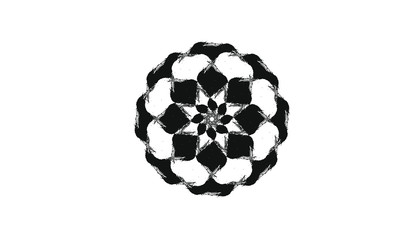 Round flower texture