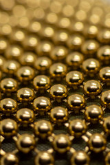 Abstract elegant banner with christmas balls and place for text.