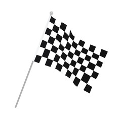 Finish line flag. vector illustration