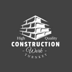 Fototapeta premium Vintage construction label