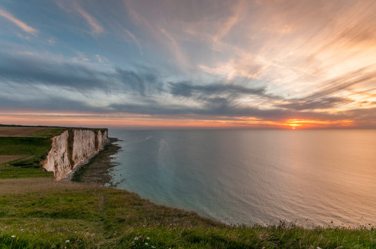 Les falaises Picardes entre Ault et le Bois de Cise