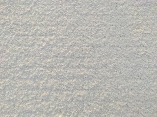 Snow texture. Beautiful snow background, top view.