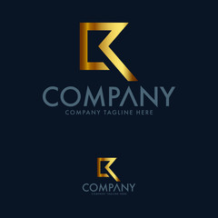 Logo. Minimalist Modern and Creative K letter logo icon design. Property development, construction and building company K logotype template with gold color.