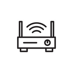 Router icon vector design template