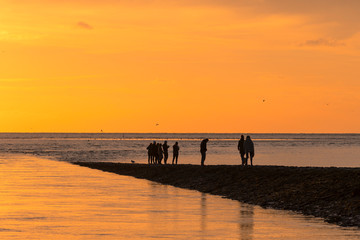 Crepuscule à Berck-sur-mer © Alonbou