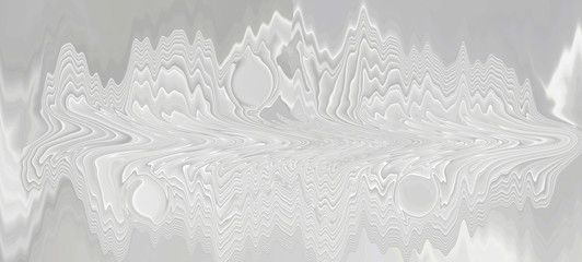Abstract grey white waves and lines pattern.  Futuristic template background. 