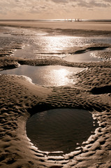 Leçon de char à voile sur la plage de Quend-Plage