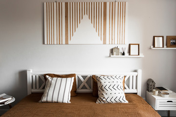 Home decoration in scandinavian style. Minimalistic interior design. © Pavlo Melnyk