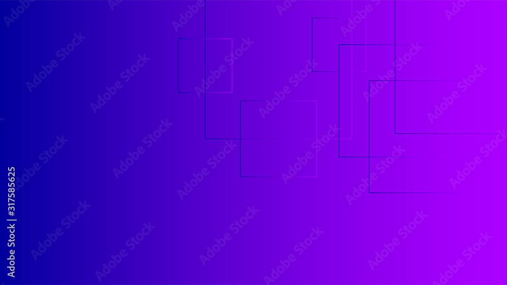 Aufkleber polygon circle figures in violet vector gradient background