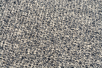 Background knitted of black white threads