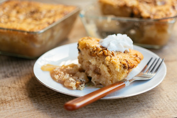 Caramel Apple Self-Saucing Pudding