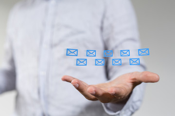 Mail Communication Connection message to mailing